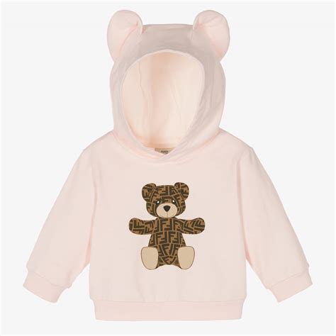 scialle neonato fendi|fendi baby girl hoodie.